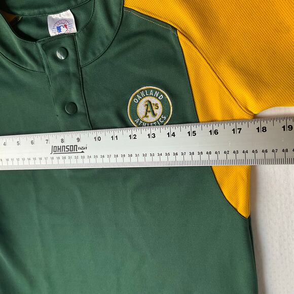 Genuine Big Kid’s Short Sleeve Sport Shirt Size M (8-10),Green,Oakland Athletics - Picture 2 of 8